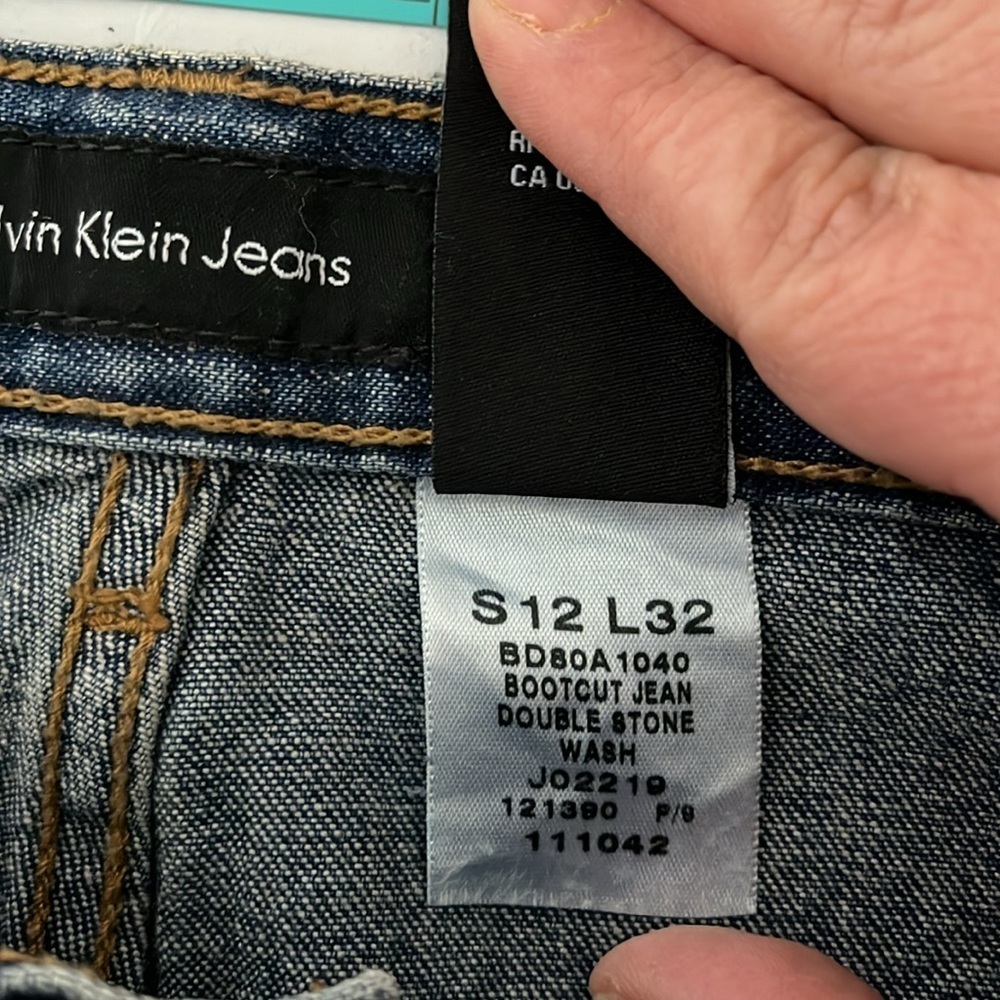 Calvin Klein boot cut jeans size 12 - Picture 6 of 8